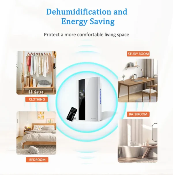 【Local delivery】New Air Dehumidifier with Remote Control