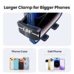 2-in-1 Car Phone Holder for Dashboard Windshield Air Vent Compatible with iPhone 1514 13 Pro Max iPhone 15 14 Plus Samsung Xiaomi