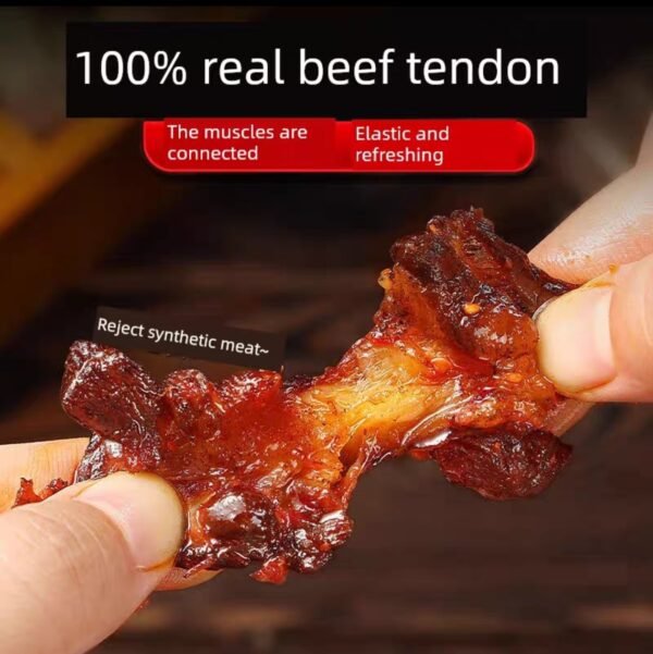 [Hot Selling 3 Big Bags] Spicy Beef Tendon Spicy Air-Dried Beef Tendon Newmu Scraps Snacks 13g