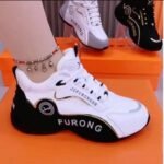 Giant hibiscus Apache autumn and winter sports leisure breathable and versatile soft sole invisible height-increasing shock absorbing shoes pair